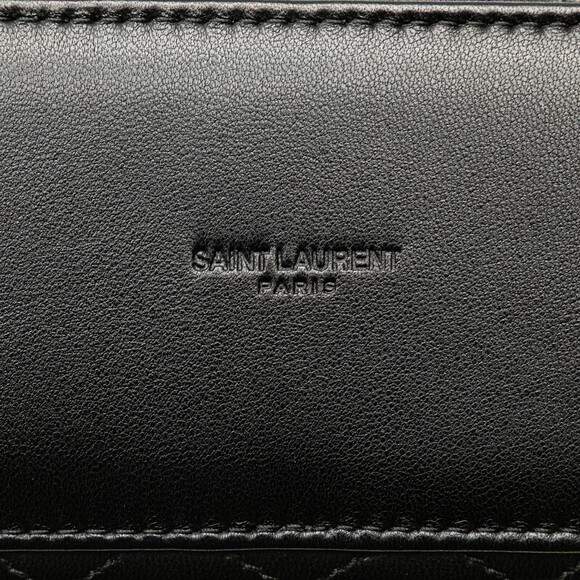 Saint Laurent Gaby Vanity Bag Shoulder Black Leather - Picture 9 of 9